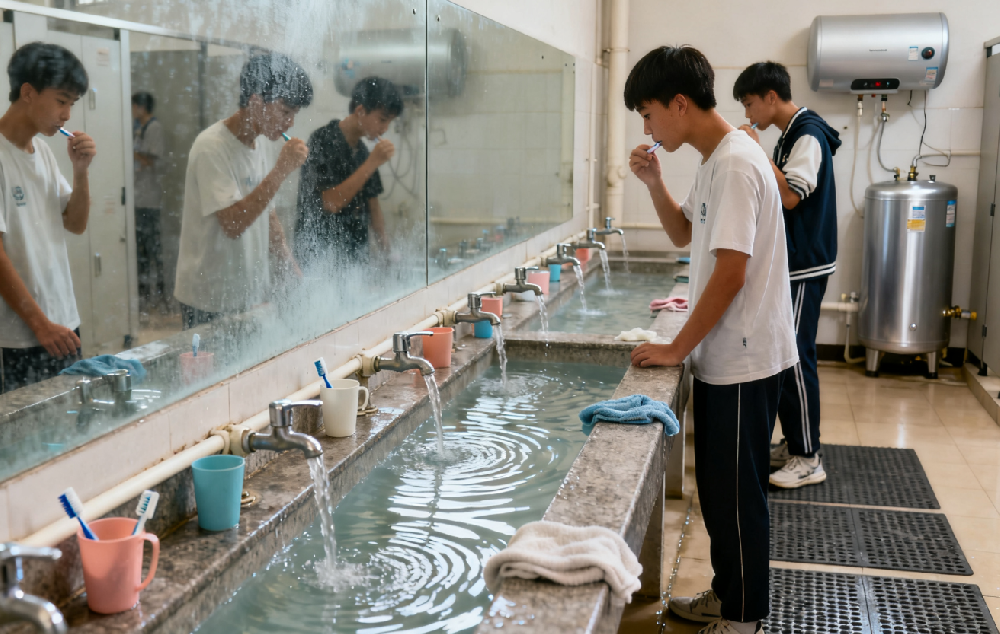 校園學生宿舍熱水用哪種機器設備比較好?